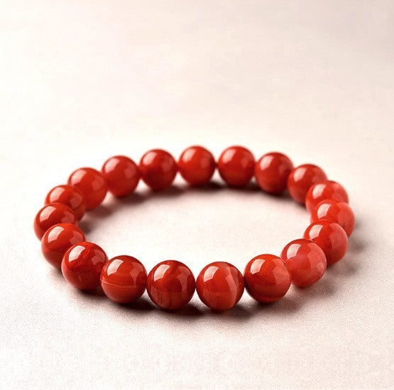 Persimmon red agate bracelet product view 18
