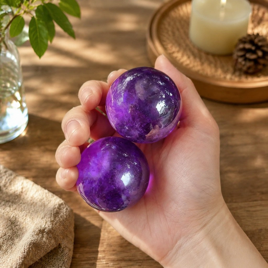 Crystal handheld piece