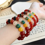Five-Way Fortune Agate Talisman – A Lucky Charm for Financial Success, Protection & Good Vibes