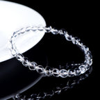Healing Energy Clear Quartz Egg Bracelet | Chakra Balancing, Stress Relief, Natural Serenity
