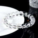Pure Energy Clear Quartz Bracelet | Chakra Balancing, Meditation Aid, Emotional Healing Stone