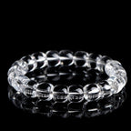 Pure Energy Clear Quartz Bracelet | Chakra Balancing, Meditation Aid, Emotional Healing Stone