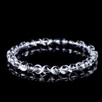 Healing Energy Clear Quartz Egg Bracelet | Chakra Balancing, Stress Relief, Natural Serenity
