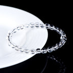 Healing Energy Clear Quartz Egg Bracelet | Chakra Balancing, Stress Relief, Natural Serenity