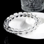 Pure Energy Clear Quartz Bracelet | Chakra Balancing, Meditation Aid, Emotional Healing Stone
