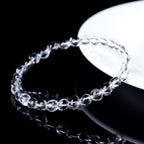 Healing Energy Clear Quartz Egg Bracelet | Chakra Balancing, Stress Relief, Natural Serenity