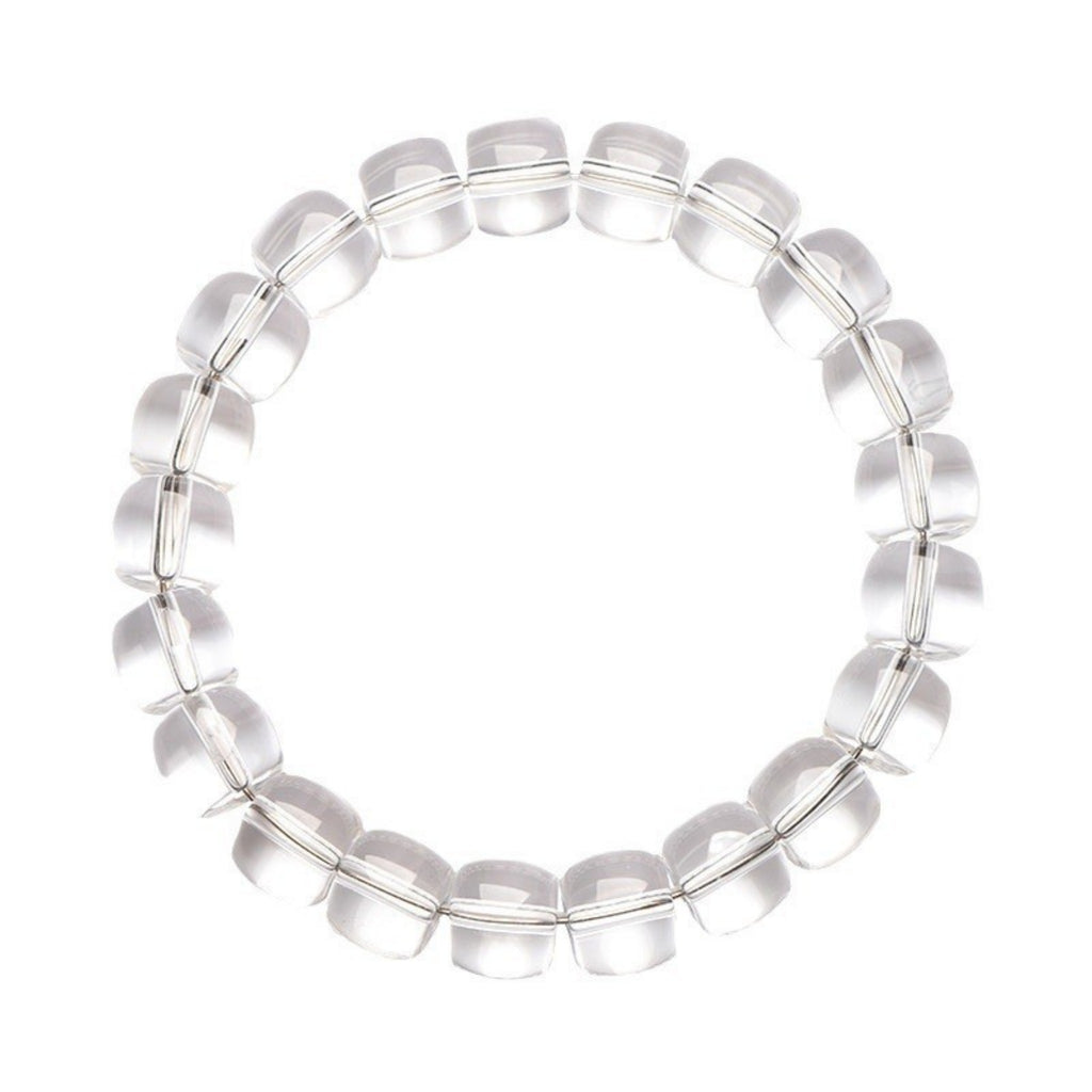 Pure Energy Clear Quartz Bracelet | Chakra Balancing, Meditation Aid, Emotional Healing Stone