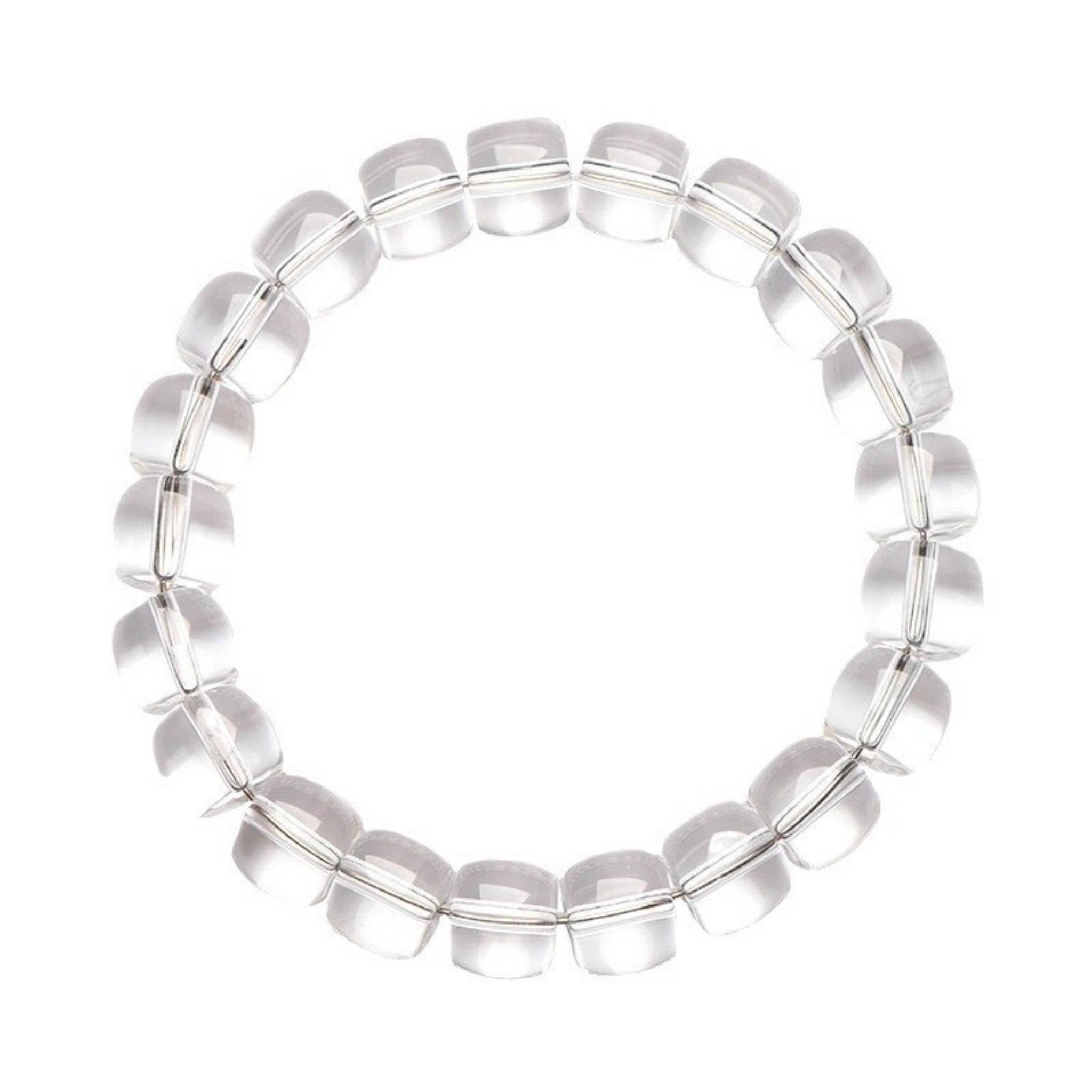 Pure Energy Clear Quartz Bracelet | Chakra Balancing, Meditation Aid, Emotional Healing Stone