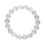 High-Vibration Diamond-Cut Quartz Bracelet | Energy Amplifier, Meditation Focus, Spiritual Clarity Stone
