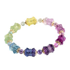 Chakra Balancing Fluorite Lotus Bracelet | Multi-Color Energy Stone, Spiritual Healing, Meditation Accessory
