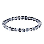 Healing Energy Clear Quartz Egg Bracelet | Chakra Balancing, Stress Relief, Natural Serenity