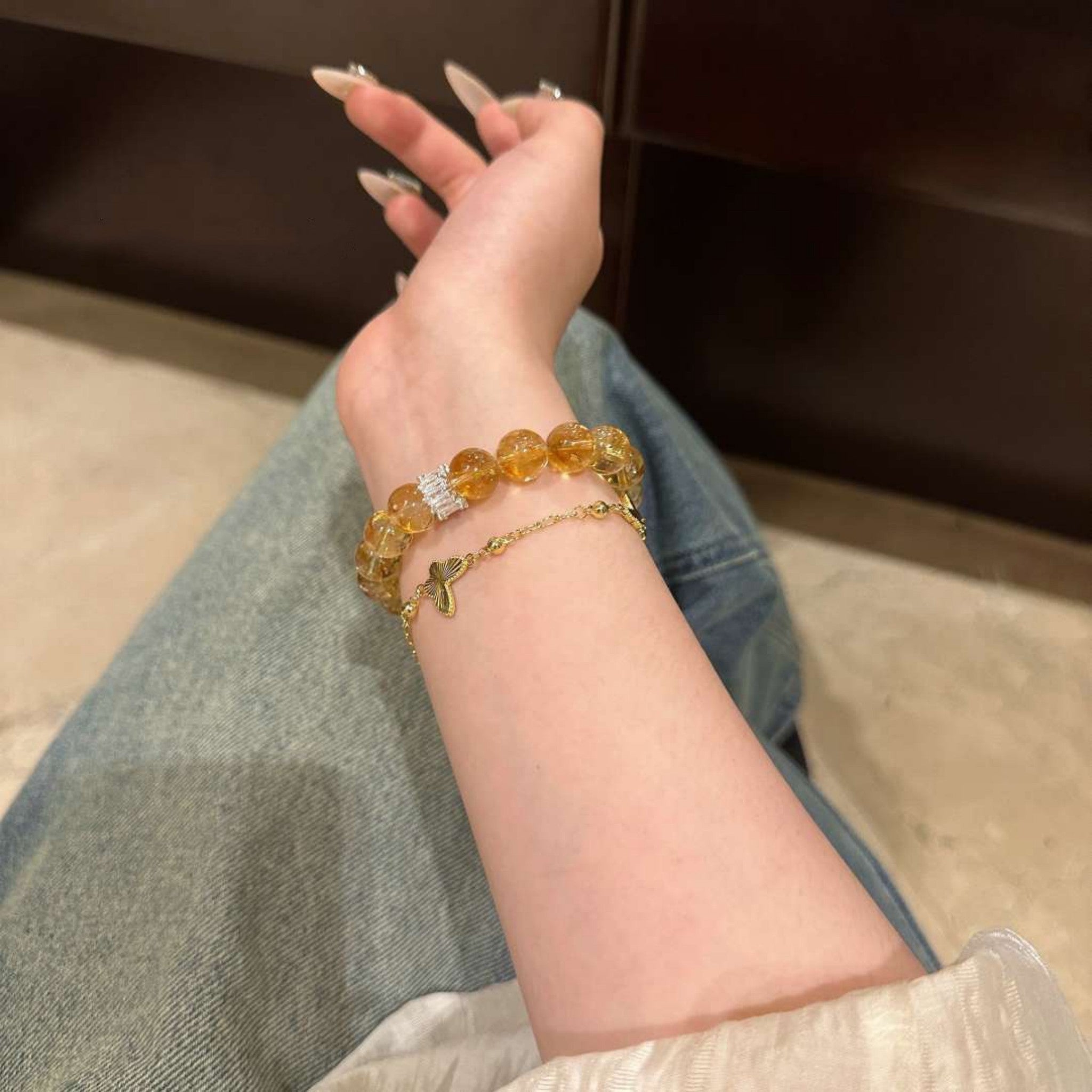 Natural Citrine Wealth Bracelet | 10mm Yellow Crystal for Abundance, Success & Manifestation