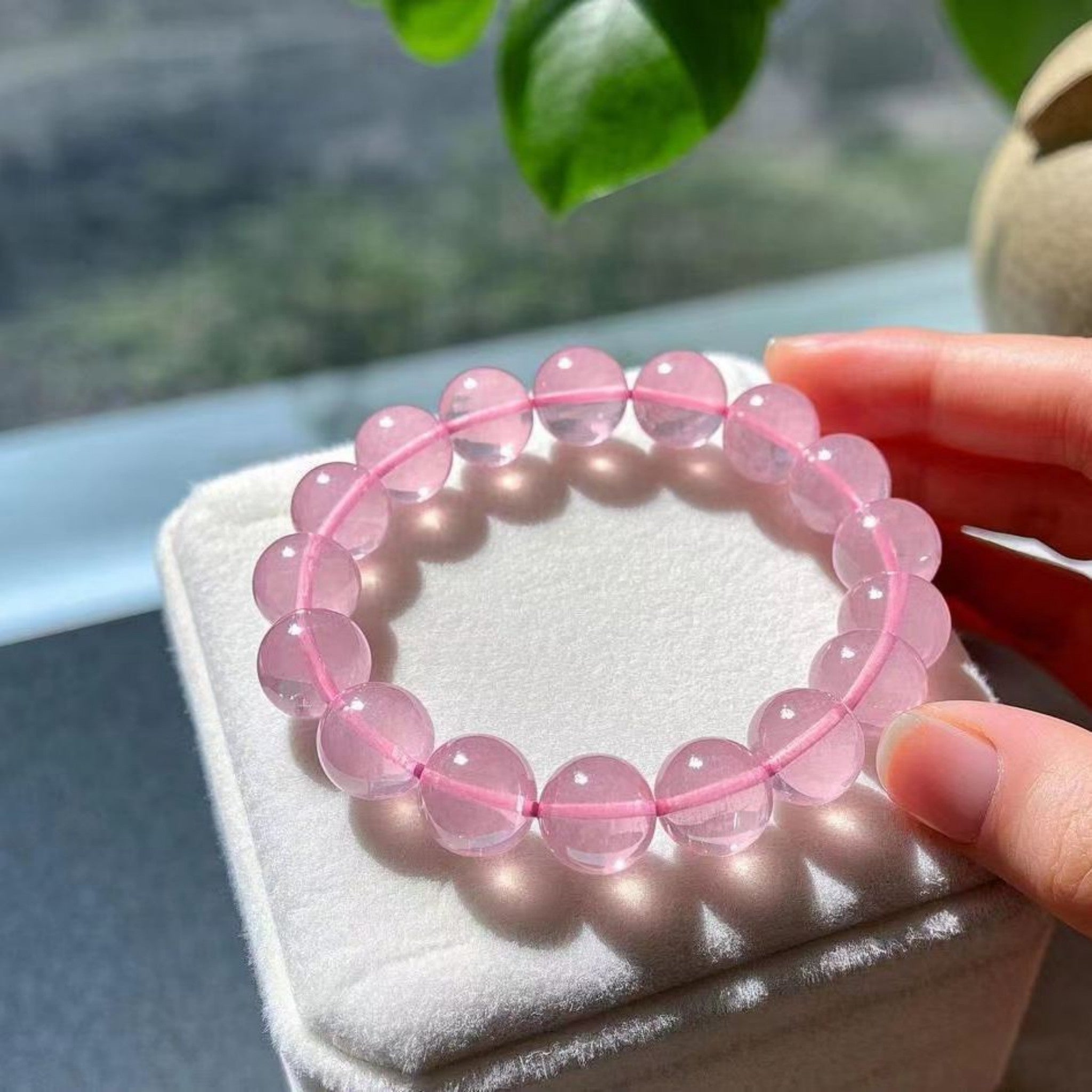 Rose Quartz is known as the Stone of Love & Heart Chakra—it helps attract love, improve relationships, boost positive energy, and calm emotions.