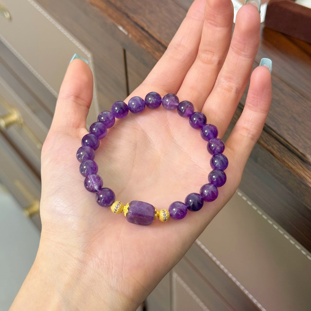 Amethyst style bracelet