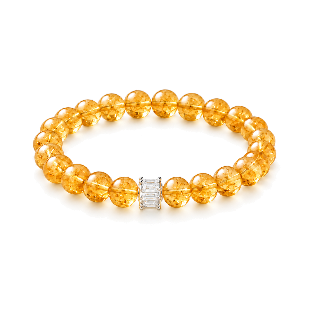 Natural Citrine Bracelet – 10mm – standardized main view