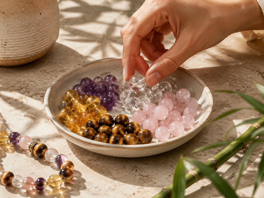 Carefully selected natural gemstones