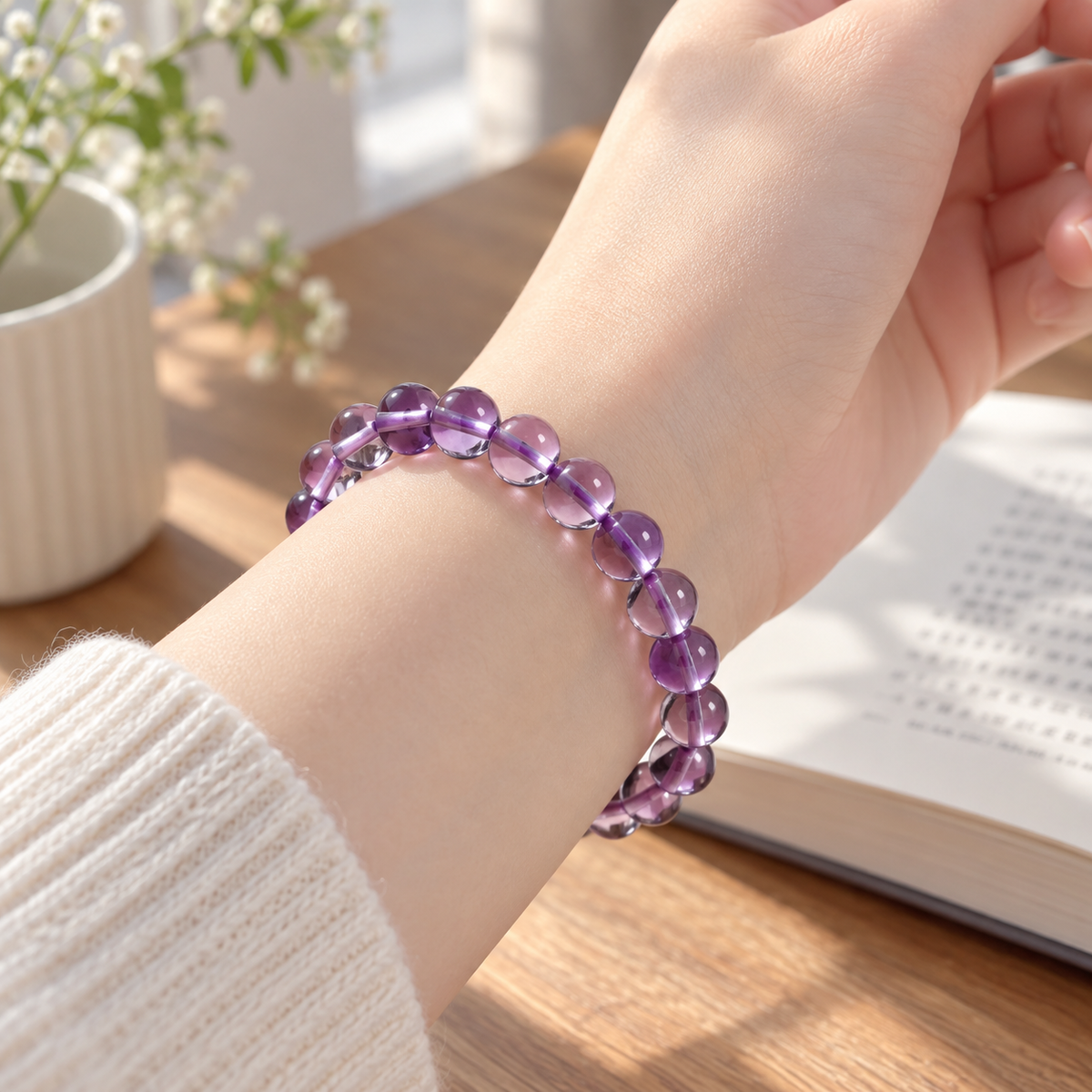 5A deeper-purple amethyst — wearing view 3