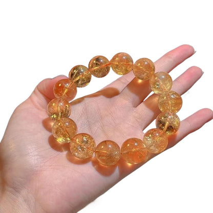 Single golden crystal bracelet hand-held