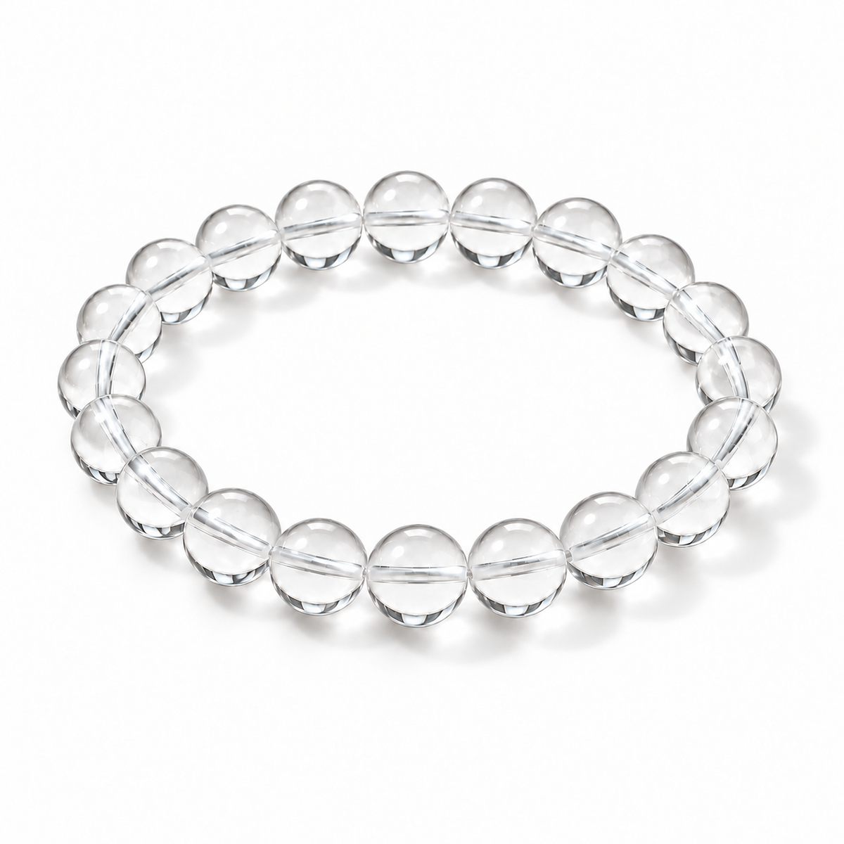 Natural Clear Quartz Minimalist Bracelet – 7–8mm