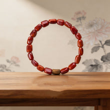 Red Agate with Agarwood Accent