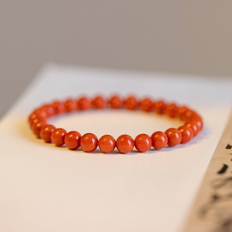Persimmon red agate bracelet product view 7