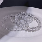 Pure Energy Clear Quartz Bracelet | Chakra Balancing, Meditation Aid, Emotional Healing Stone