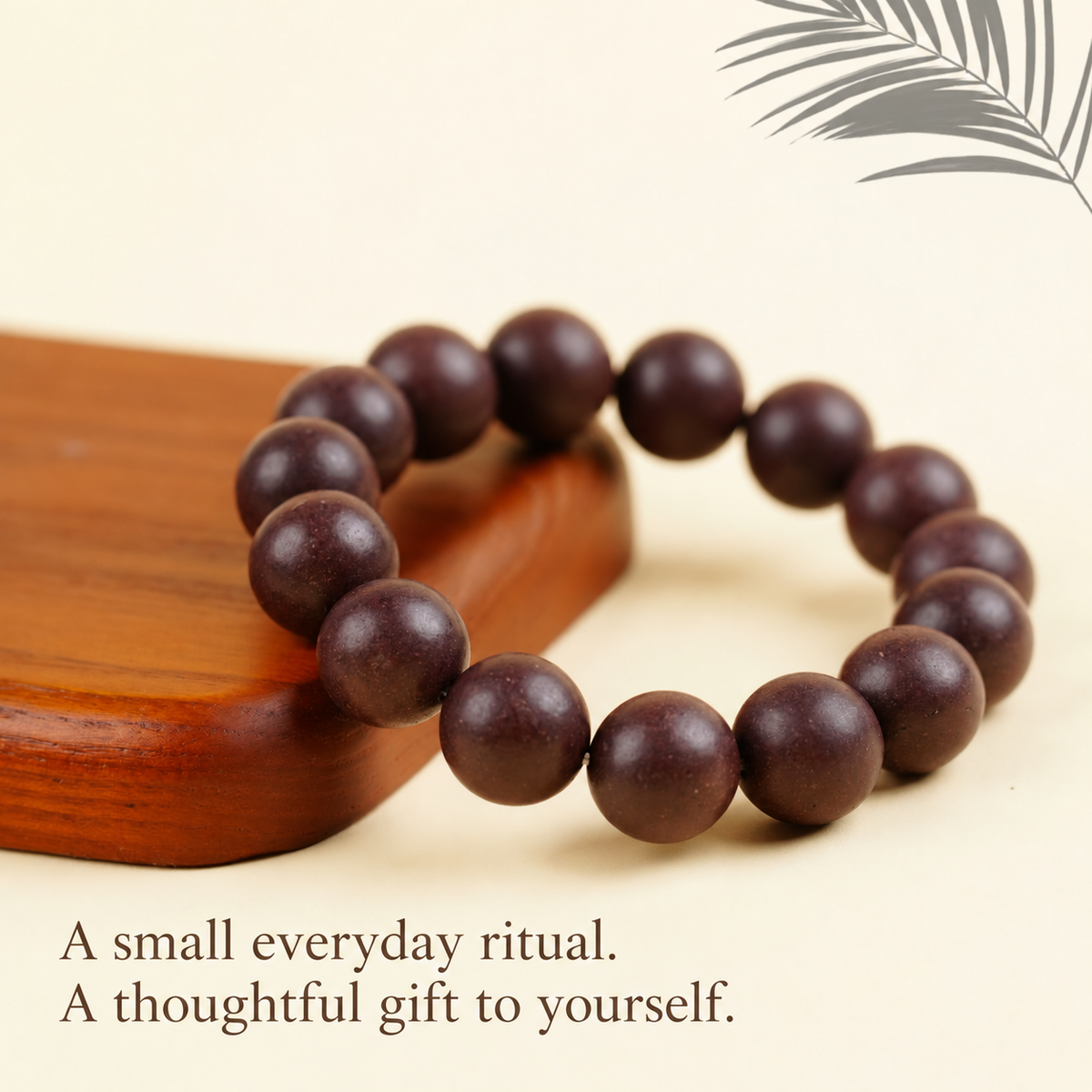 Quiet Moments herbal incense bead bracelet detail 4