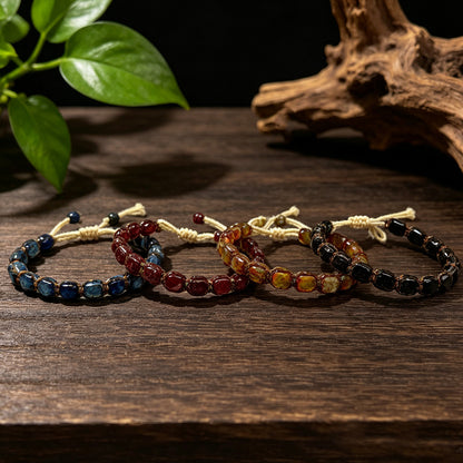 Woven stone bracelet color selection