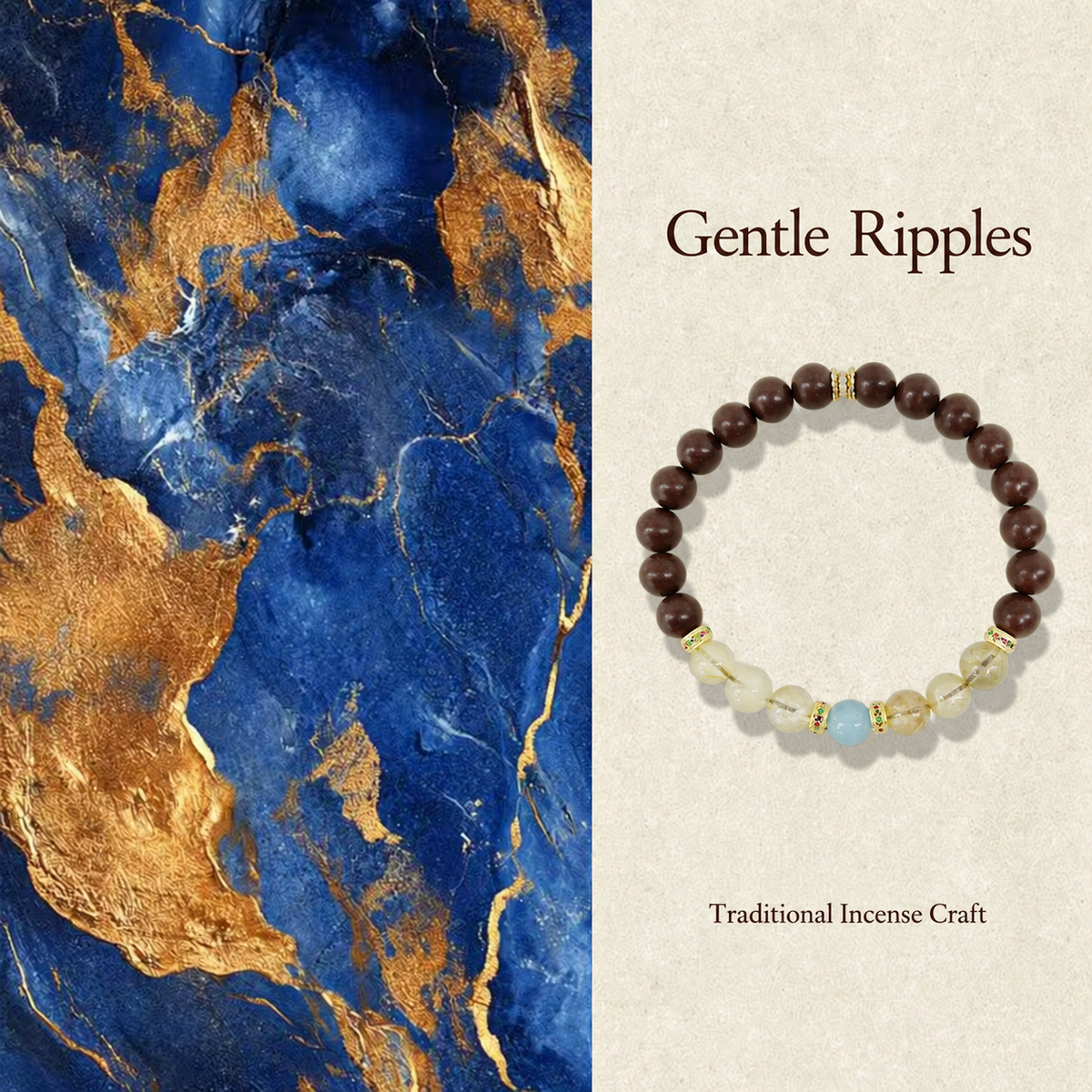 Orchid herbal incense bracelet detail 3