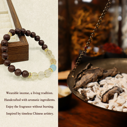 Orchid herbal incense bracelet detail 4
