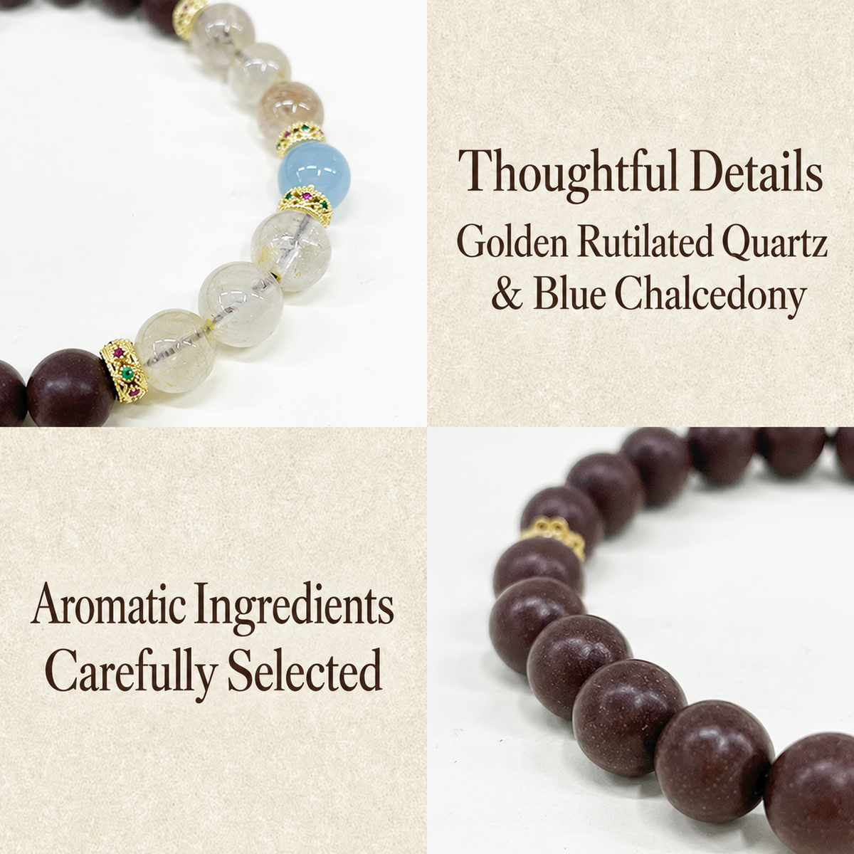 Orchid herbal incense bracelet detail 5