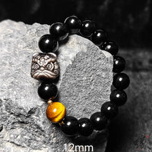 Black Obsidian + Tiger Eye