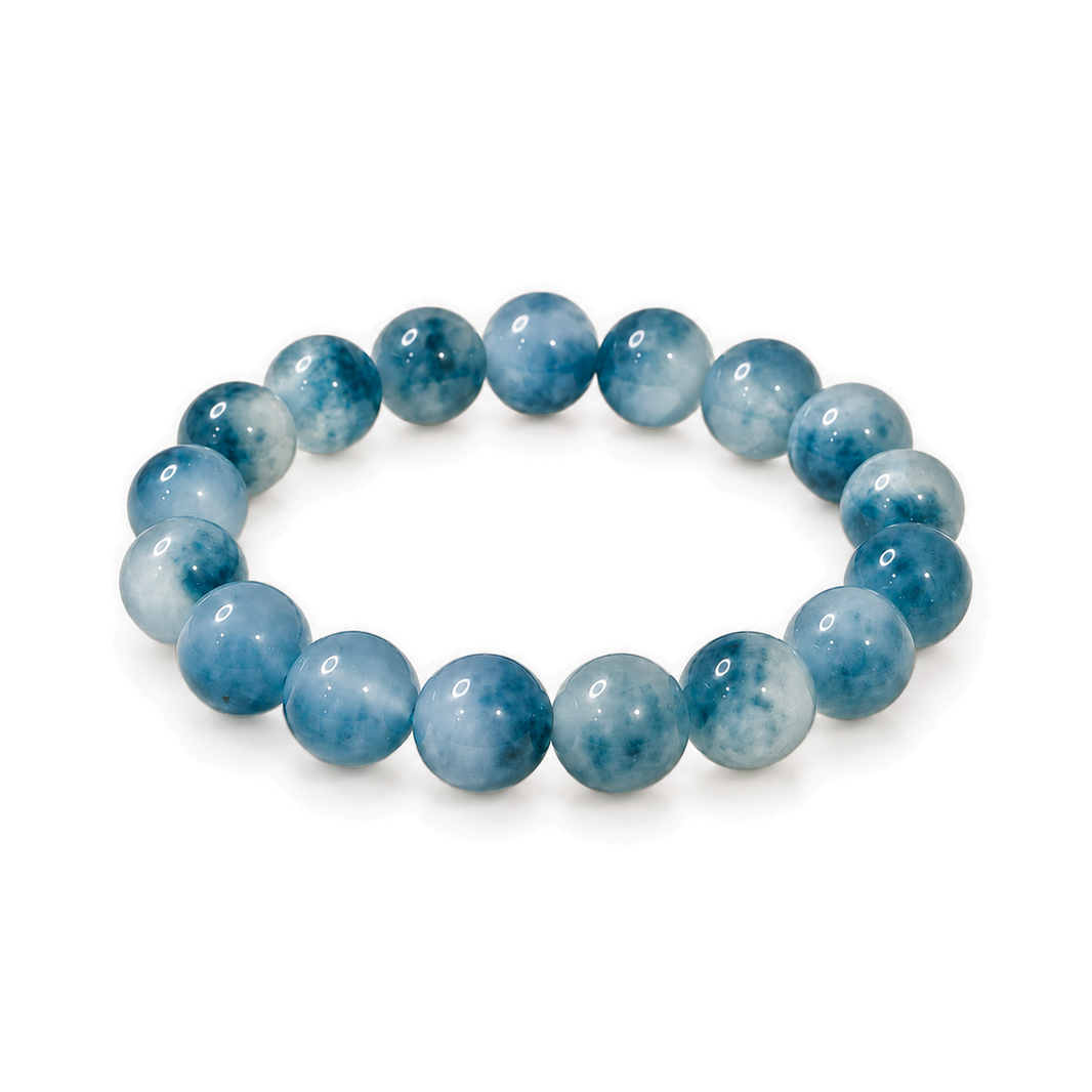 Natural Blue-Gray Jadeite Bracelet – standardized main view