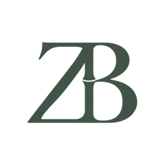 Zenith Bamboo ZB monogram logo in deep forest green