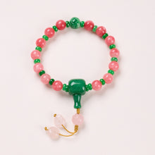 Enhanced Rhodochrosite – 14 Beads