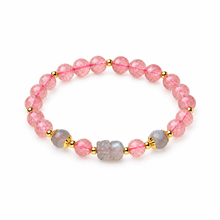 Strawberry Quartz & Moonstone